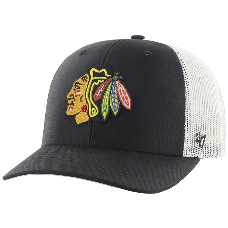 '47 BRAND 47 Brand Chicago Blackhawks Trucker Hat 1 '47 BRAND 47 Brand Chicago Blackhawks Trucker Hat