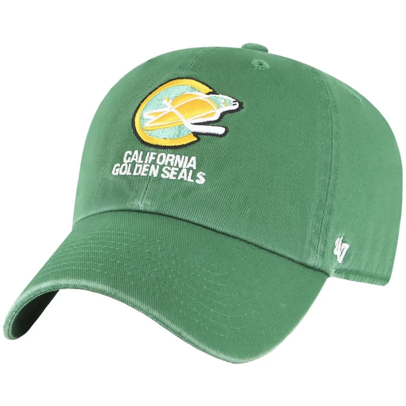'47 BRAND 47 Brand California Golden Seals Clean Up Adjustable Hat 1 '47 BRAND 47 Brand California Golden Seals Clean Up Adjustable Hat
