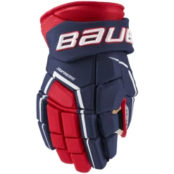 Bauer Supreme 3S Pro Gloves - INTERMEDIATE -Hockey Equipment Store Bauer Supreme 3S Pro Gloves Navy Red White 9d13dbed 7c79 4bea 9927 2958bf55a2b2