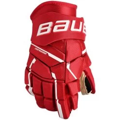 Bauer Supreme M5 Pro Gloves - SENIOR 10 Bauer Supreme M5 Pro Gloves - SENIOR -Hockey Equipment Store Bauer Supreme M5 Pro Gloves Red