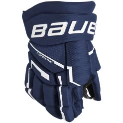 Bauer Supreme Mach Gloves - YOUTH -Hockey Equipment Store Bauer Supreme Mach Gloves Youth Navy