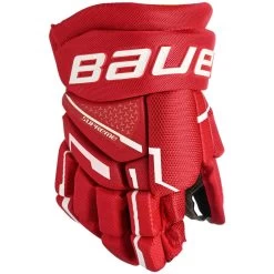 Bauer Supreme Mach Gloves - YOUTH -Hockey Equipment Store Bauer Supreme Mach Gloves Youth Red