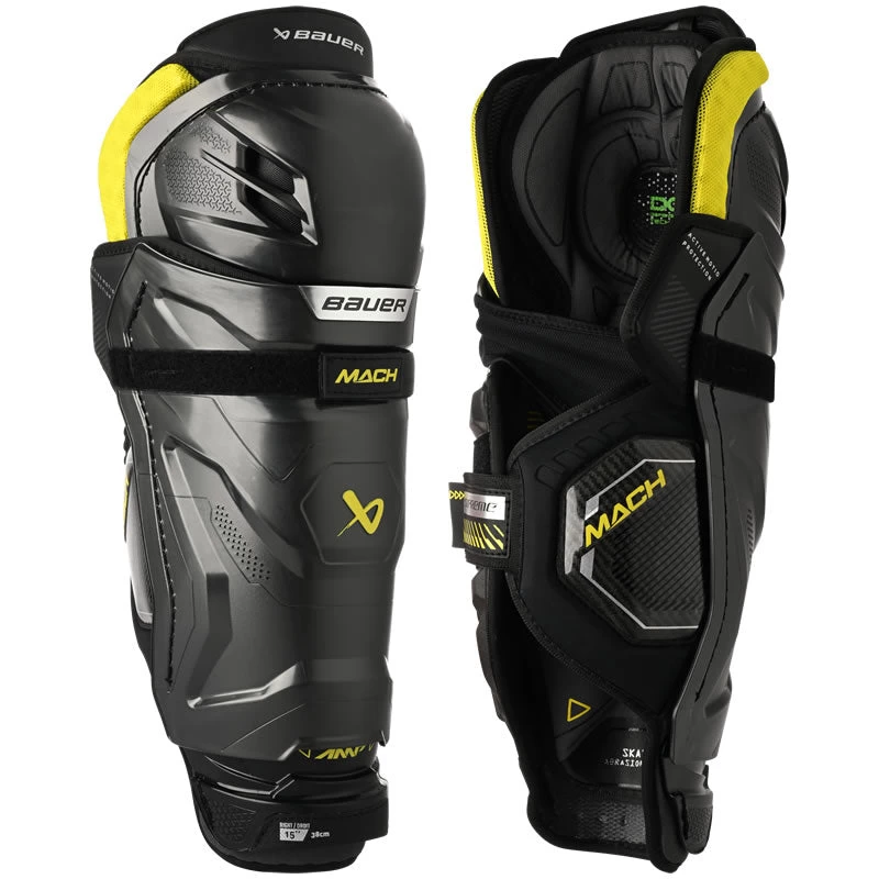 Bauer Supreme Mach Shin Guards - SENIOR 1 Bauer Supreme Mach Shin Guards - SENIOR