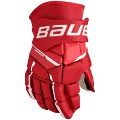Bauer Supreme Matrix Gloves - SENIOR -Hockey Equipment Store Bauer Supreme Matrix Gloves Red