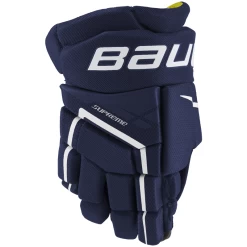 Bauer Supreme UltraSonic Gloves - YOUTH -Hockey Equipment Store Bauer Supreme Ultra Sonic Gloves Youth Navy