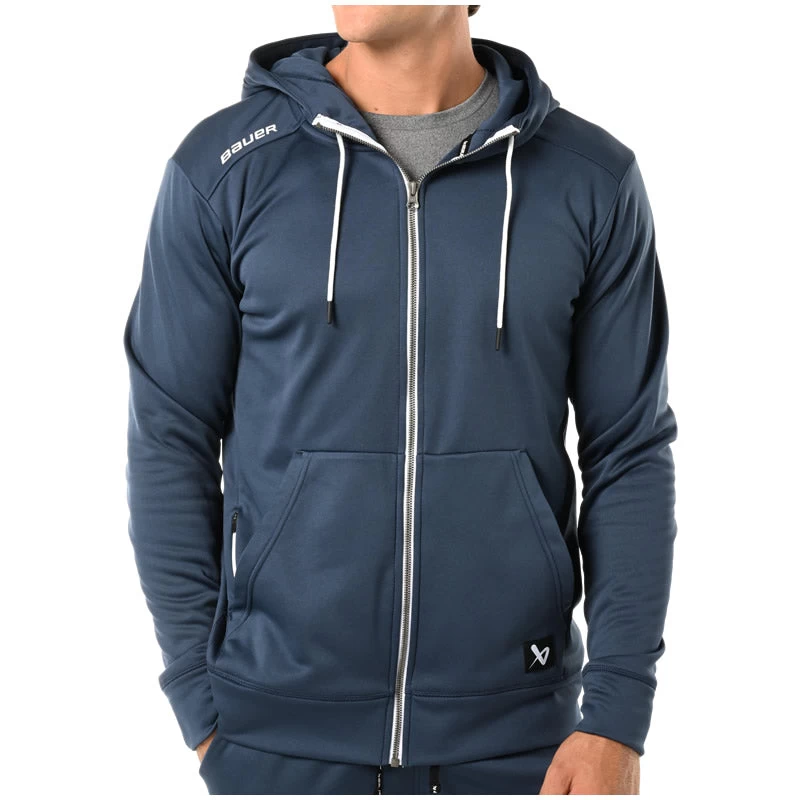 Bauer Team Fleece Navy Zip Hoodie 1 Bauer Team Fleece Navy Zip Hoodie