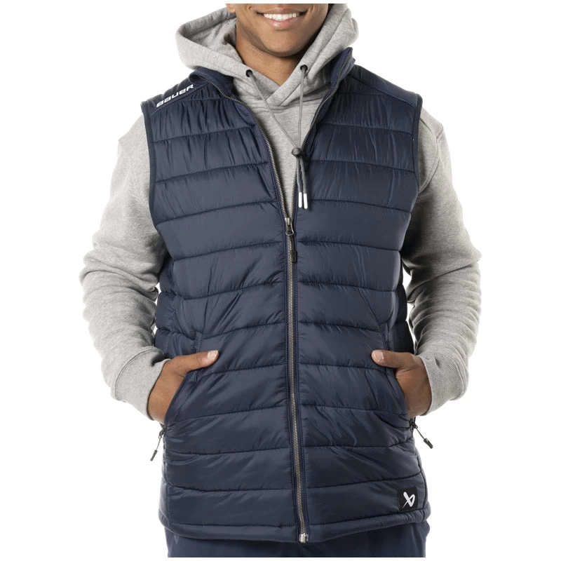 Bauer Team Navy Puffer Vest 1 Bauer Team Navy Puffer Vest