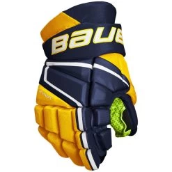 Bauer Vapor 3X Gloves - JUNIOR -Hockey Equipment Store Bauer Vapor 3X Gloves NavyGold JR