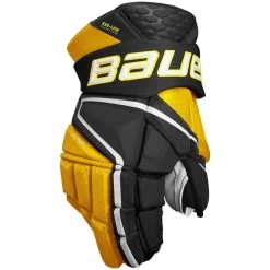Bauer Vapor HyperLite Gloves - SENIOR -Hockey Equipment Store Bauer Vapor HyperLite Gloves Black Gold