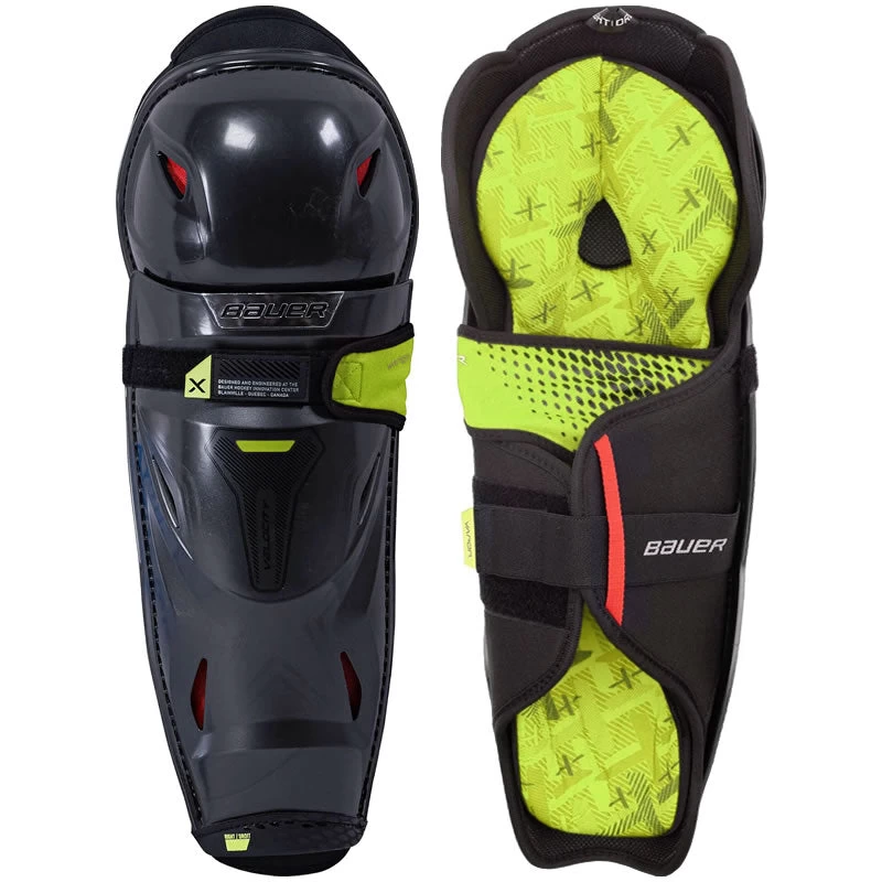 Bauer Vapor Velocity Shin Guards - JUNIOR 1 Bauer Vapor Velocity Shin Guards - JUNIOR