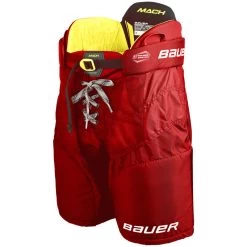 Bauer Supreme Mach Hockey Pants - YOUTH 7 Bauer Supreme Mach Hockey Pants - YOUTH -Hockey Equipment Store BauerSupremeMachPantsYouthRed