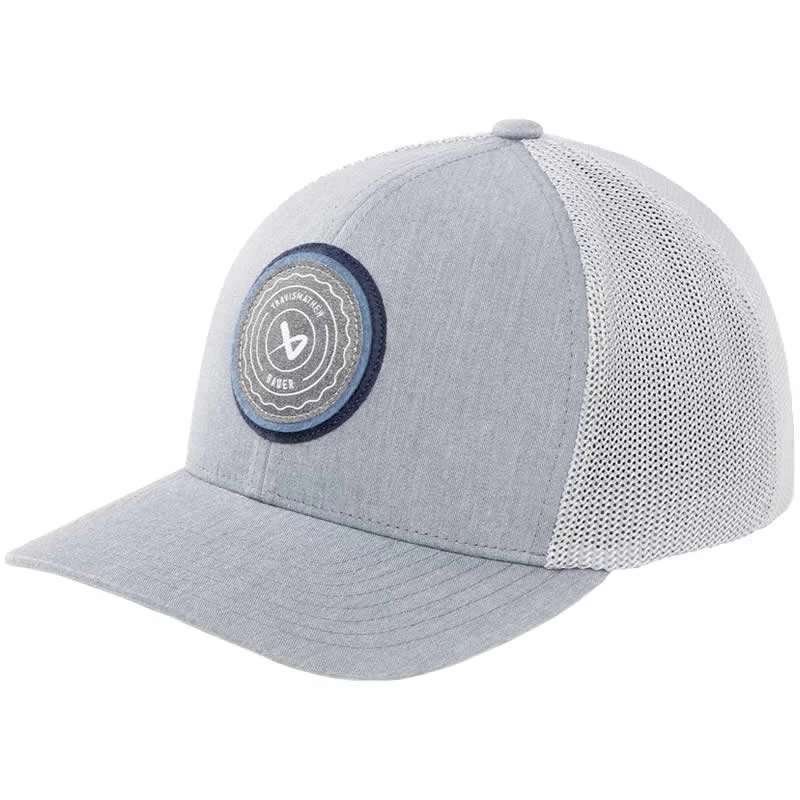 Bauer X TravisMathew BA Patch Grey Snapback Hat 1 Bauer X TravisMathew BA Patch Grey Snapback Hat