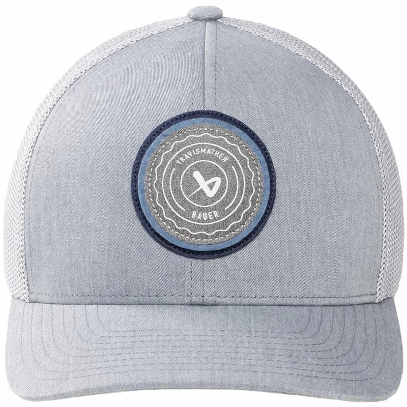 Bauer X TravisMathew BA Patch Grey Snapback Hat 3 Bauer X TravisMathew BA Patch Grey Snapback Hat - Image 3