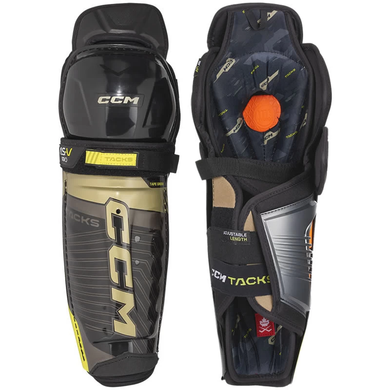 CCM Tacks AS-V Pro Shin Guards - JUNIOR 1 CCM Tacks AS-V Pro Shin Guards - JUNIOR