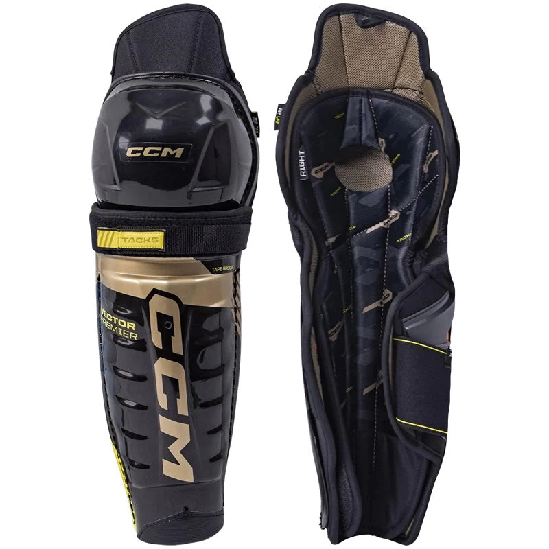 CCM Tacks Vector Premier Shin Guards - JUNIOR 1 CCM Tacks Vector Premier Shin Guards - JUNIOR