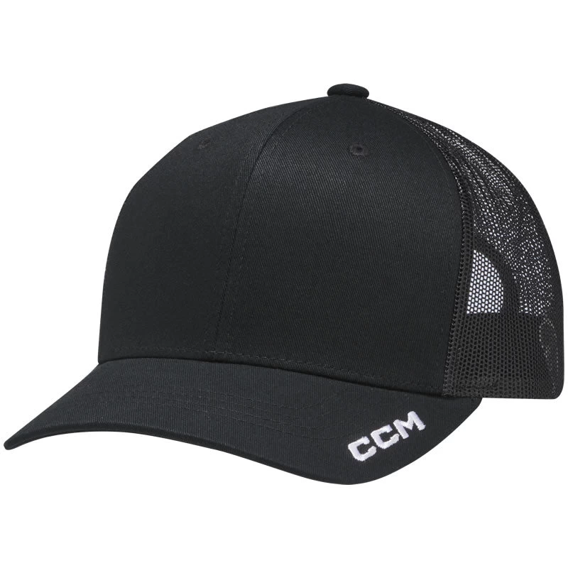 CCM Team Meshback Black Trucker Hat 1 CCM Team Meshback Black Trucker Hat
