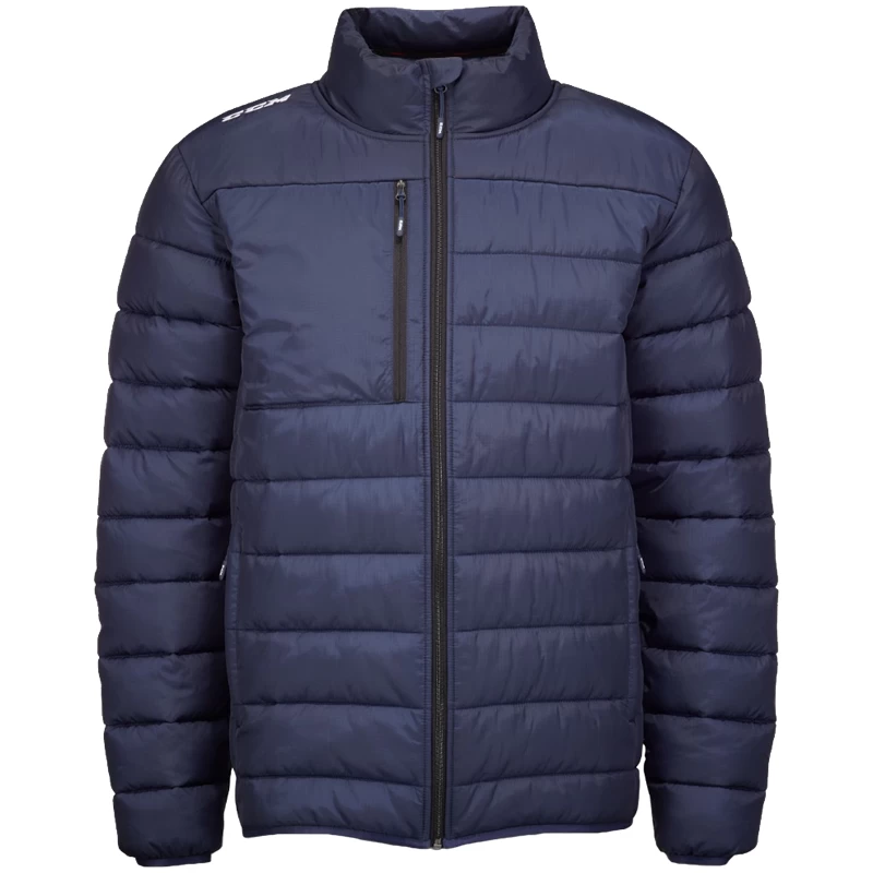 CCM Quilted Navy Winter Jacket 1 CCM Quilted Navy Winter Jacket